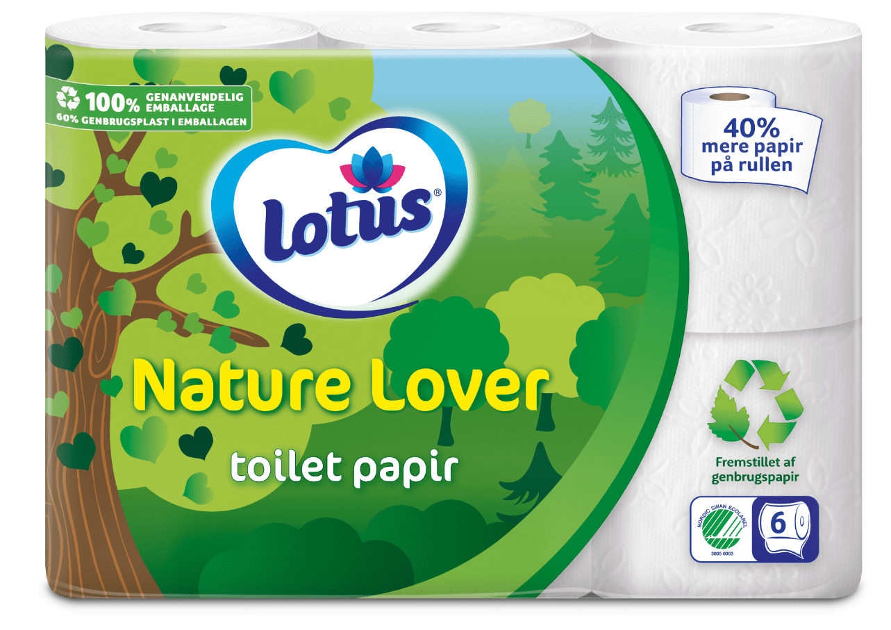 Lotus Nature Lover WC pappír 8x6rl