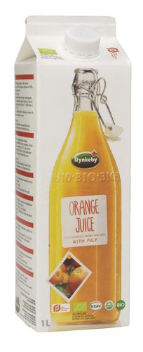 Rynkeby Lífrænn Appelsínusafi 12×1 ltr