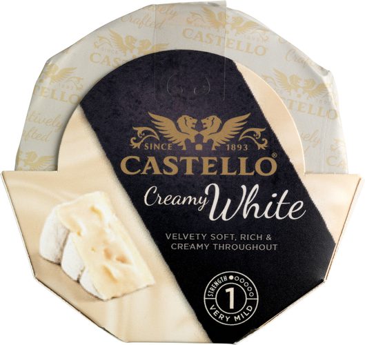 Castello Creamy ostur Hvítur 6x200g