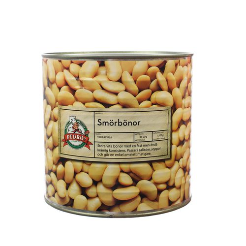 Smjörbaunir Soðnar 2,5kg (6)