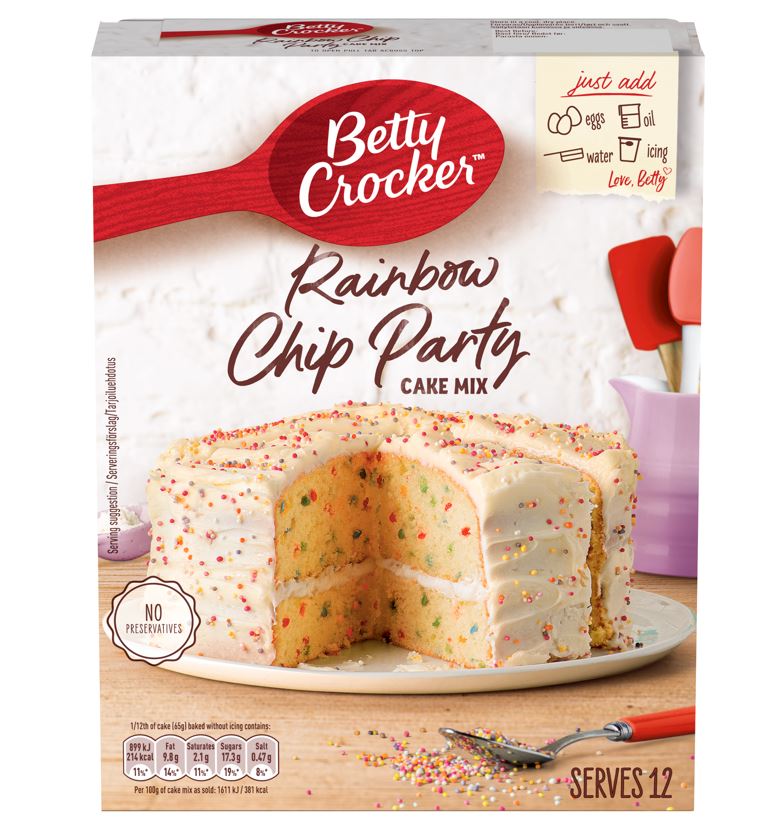 BC Party Rainbow Chip Cake 6x425g