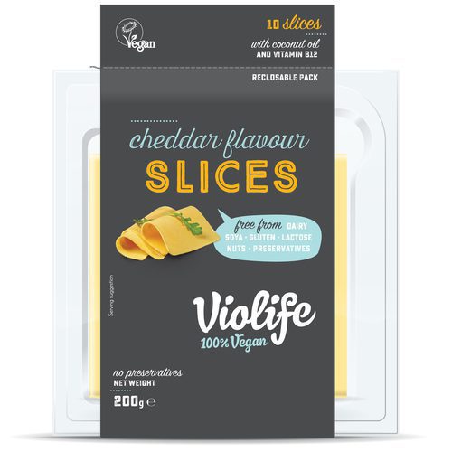 Violife sneiðar Cheddar 12x200g