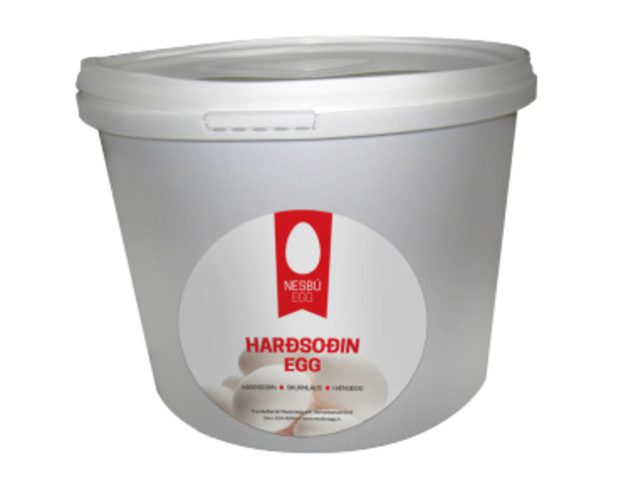 Soðin egg skurnlaus 8kg