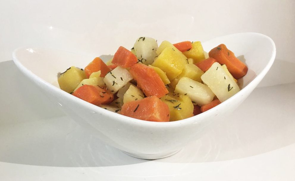 Rótargrænmetisblanda 4×2,5 kg frystiv.