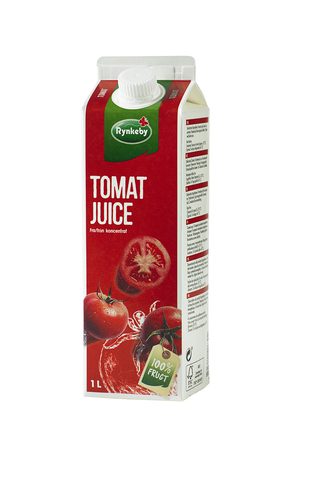 Rynkeby Naturig tómatsafi 12×1 ltr