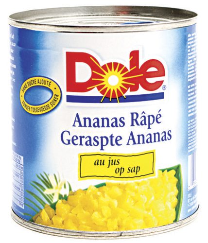 DOLE Ananas mauk 1/2 dós 12x432g