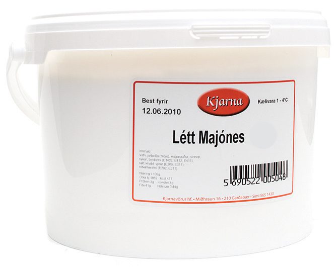 Kjarna Létt majones 5L