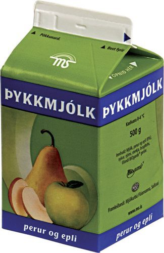 MS Þykkmjólk peru/epla 1/2L (5|10)