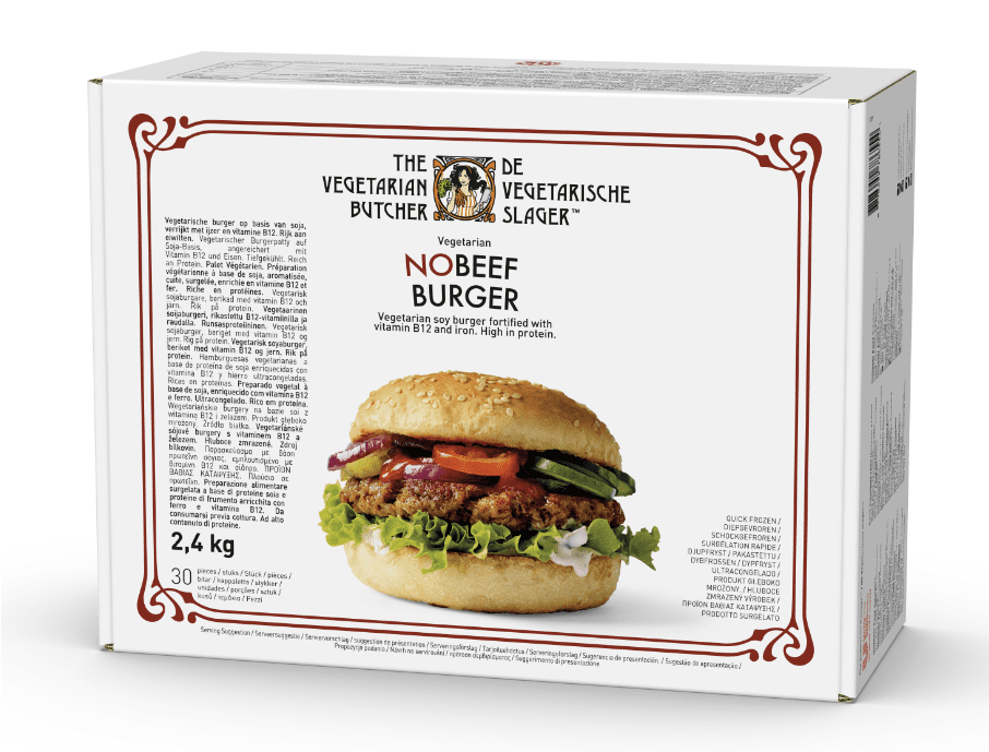 The Vegetarian Butcher NoBeef Burger 1x 2,4KG