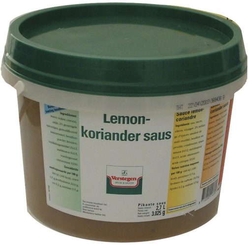 Verstegen Lemon/Coreander sósa 2,7L